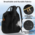 SKY-TOUCH Diaper Mummy Bag, Nappy Backpack Mummy Bag, new born Large Multifunction Travel Backpack changing bag for Mom and Dad, 25x40x16cm, Black,Clearance sale at a discount