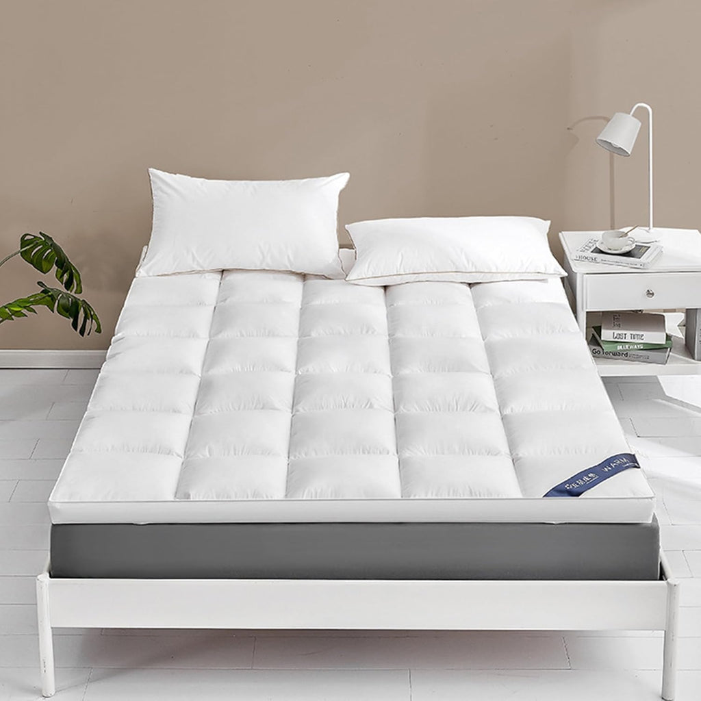 SKY-TOUCH Tatami Floor Mattress(150x200cm), Sleeping Pad Foldable Roll Up Dormitory Mattress Pad,7D Hollow Fiber Filled, For optimal use, must be paired with a Simmons mattress,Clearance sale at a discount