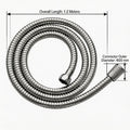 SKY-TOUCH 1.2M Stainless Steel Water Pipe, Standard 4/4 inch Interface,Durable Anti-Corrosion Flexible Hose with Copper Nut, Anti-Leakage and Pressure Resistant, Easy Installation,Clearance sale at a discount