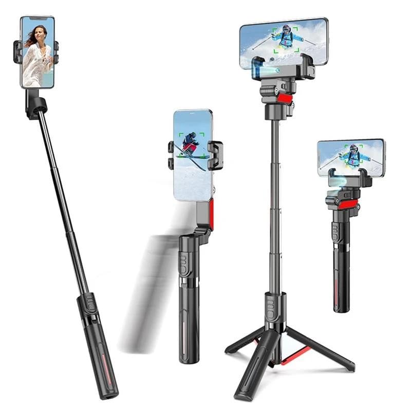 SKY-TOUCH Extendable Selfie Stick, Tripod Stand for Phone with Wireless Remote, Portable Rotate Phone Holder, for Photography Video Recording Travel, iPhone/Android,Clearance sale at a discount