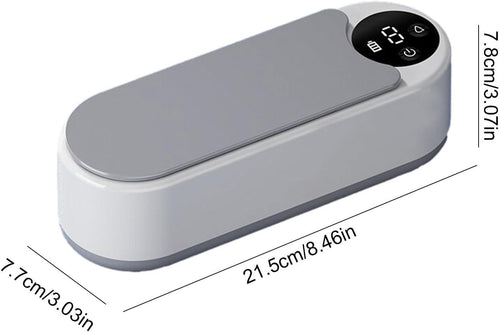 SKY-TOUCH Ultrasonic Jewelry Cleaner,Professional 500ml Jewelry Cleaner with 45000Hz Frequency, Basket, and 10 Digital Timer Settings for Rings, Glasses, Watches, and Dentures Cleaning