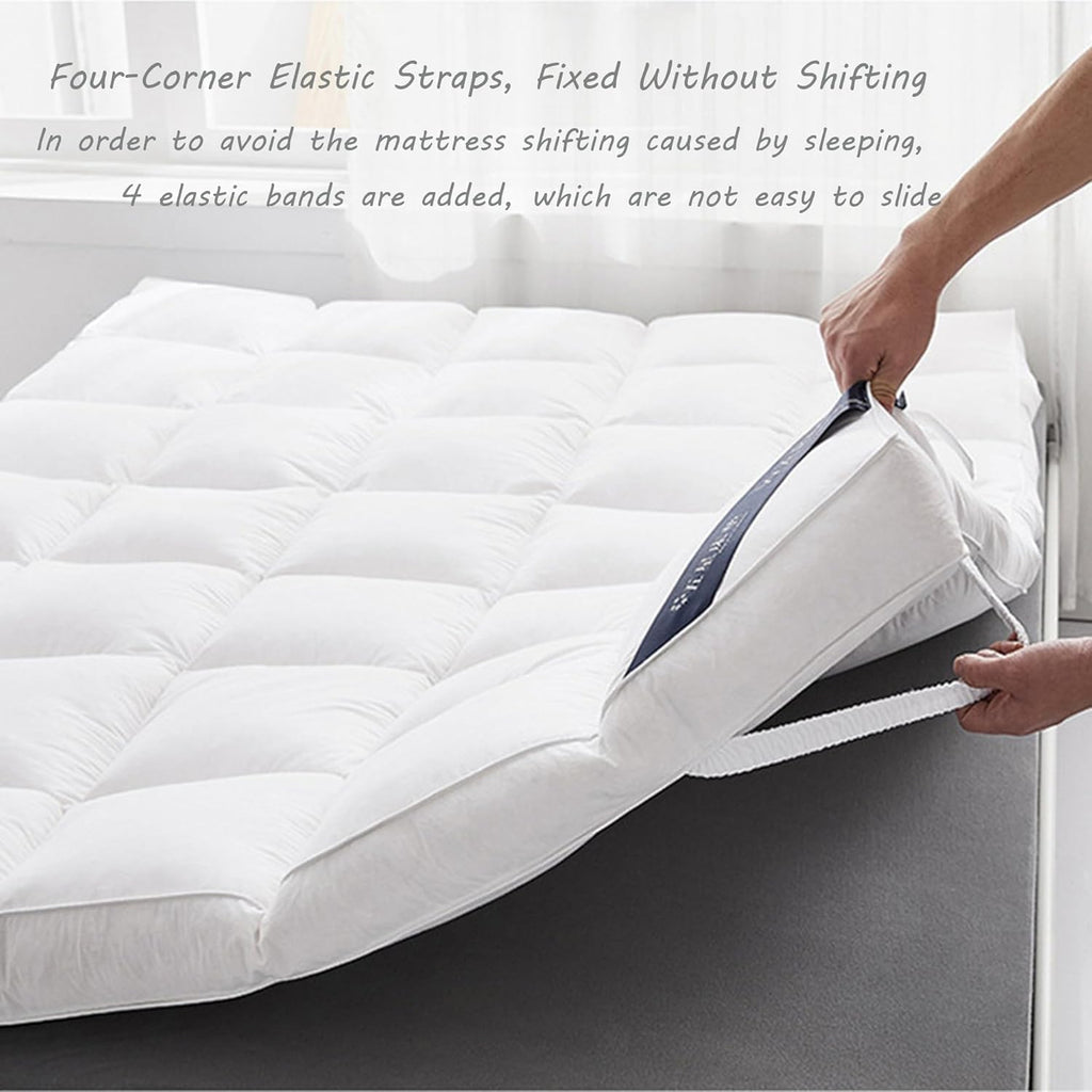 SKY-TOUCH Tatami Floor Mattress(150x200cm), Sleeping Pad Foldable Roll Up Dormitory Mattress Pad,7D Hollow Fiber Filled, For optimal use, must be paired with a Simmons mattress,Clearance sale at a discount