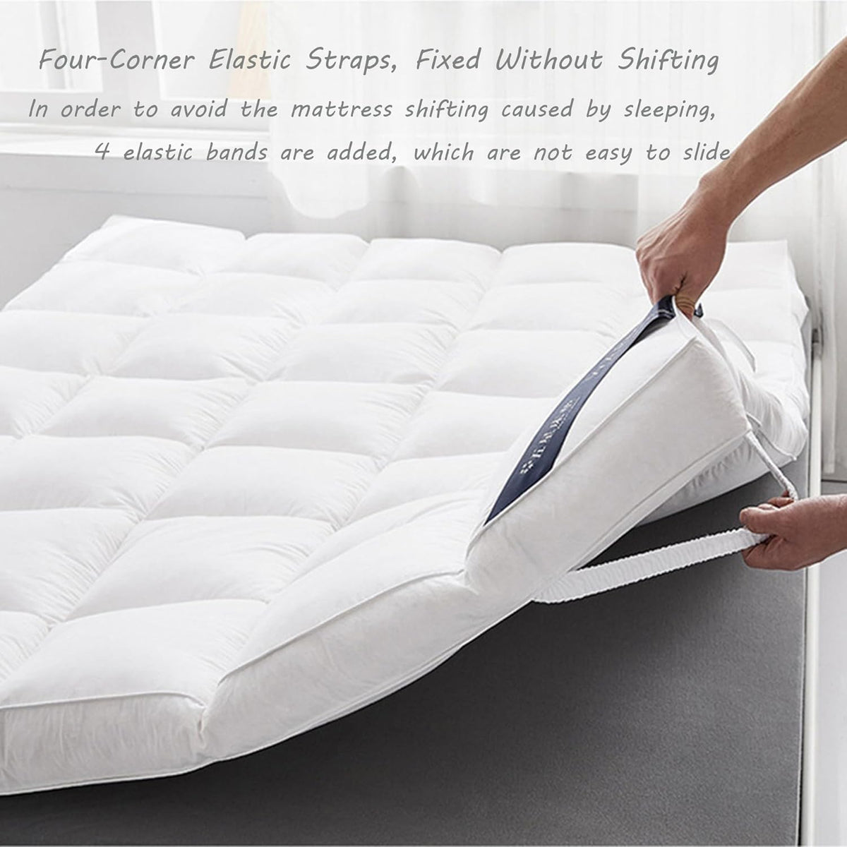 SKY-TOUCH Tatami Floor Mattress(150x200cm), Sleeping Pad Foldable Roll Up Dormitory Mattress Pad,7D Hollow Fiber Filled, For optimal use, must be paired with a Simmons mattress,Clearance sale at a discount